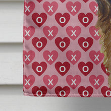 Load image into Gallery viewer, Leonberger Hearts Love and Valentine's Day Portrait Flag Canvas House Size