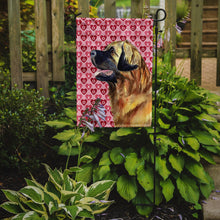 Load image into Gallery viewer, Leonberger Hearts Love and Valentine's Day Portrait Garden Flag – Decorative Outdoor Yard Flag
