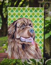 Load image into Gallery viewer, Newfoundland St. Patrick's Day Shamrock Portrait Garden Flag – Decorative Outdoor Yard Flag