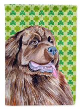 Load image into Gallery viewer, Newfoundland St. Patrick's Day Shamrock Portrait Garden Flag – Decorative Outdoor Yard Flag