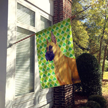 Load image into Gallery viewer, Great Dane St. Patrick's Day Shamrock Portrait Flag Canvas House Size