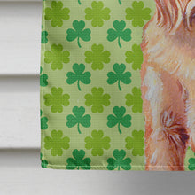 Load image into Gallery viewer, Brussels Griffon St. Patrick's Day Shamrock Portrait Flag Canvas House Size