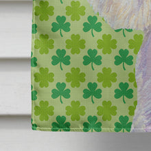 Load image into Gallery viewer, Westie St. Patrick's Day Shamrock Portrait Flag Canvas House Size