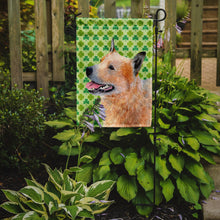 Load image into Gallery viewer, Australian Cattle Dog St. Patrick's Day Shamrock Garden Flag – Decorative Outdoor Yard Flag