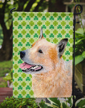 Load image into Gallery viewer, Australian Cattle Dog St. Patrick's Day Shamrock Garden Flag – Decorative Outdoor Yard Flag