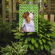 Load image into Gallery viewer, Australian Shepherd St. Patrick's Day Shamrock Garden Flag – Decorative Outdoor Yard Flag