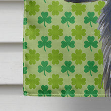 Load image into Gallery viewer, Flat Coated Retriever St. Patrick's Day Shamrock  Flag Canvas House Size