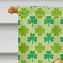 Load image into Gallery viewer, Vizsla St. Patrick's Day Shamrock Portrait Flag Canvas House Size