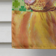 Load image into Gallery viewer, Vizsla St. Patrick's Day Shamrock Portrait Flag Canvas House Size