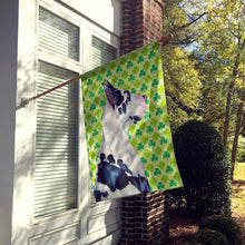 Load image into Gallery viewer, Great Dane St. Patrick's Day Shamrock Portrait Flag Canvas House Size