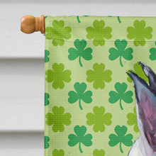 Load image into Gallery viewer, Great Dane St. Patrick's Day Shamrock Portrait Flag Canvas House Size