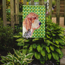 Load image into Gallery viewer, Petit Basset Griffon Vendeen St. Patrick's Day Shamrock Garden Flag – Decorative Outdoor Yard Flag