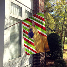 Load image into Gallery viewer, Great Dane Candy Cane Holiday Christmas  Flag Canvas House Size
