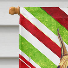 Load image into Gallery viewer, Great Dane Candy Cane Holiday Christmas  Flag Canvas House Size