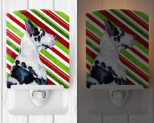Load image into Gallery viewer, Great Dane Candy Cane Holiday Christmas Ceramic Night Light LH9236CNL