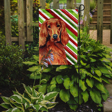 Load image into Gallery viewer, Irish Setter Candy Cane Holiday Christmas  Garden Flag – Decorative Outdoor Yard Flag