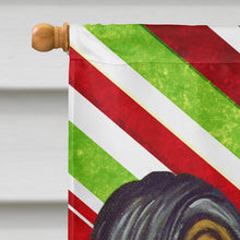 Load image into Gallery viewer, Papillon Candy Cane Holiday Christmas  Flag Canvas House Size