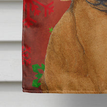 Load image into Gallery viewer, Dachshund Red Green Snowflake Holiday Christmas Flag Canvas House Size