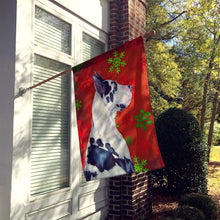 Load image into Gallery viewer, Great Dane Red Green Snowflakes Christmas Flag Canvas House Size