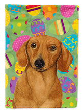 Load image into Gallery viewer, Dachshund Easter Eggtravaganza Garden Flag - Outdoor Decorative Yard Flag