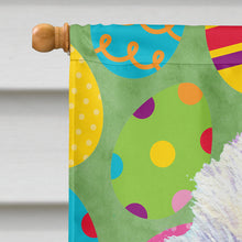 Load image into Gallery viewer, Westie Easter Eggtravaganza Flag Canvas House Size