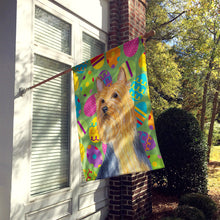 Load image into Gallery viewer, Silky Terrier Easter Eggtravaganza Flag Canvas House Size