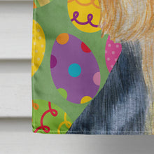 Load image into Gallery viewer, Silky Terrier Easter Eggtravaganza Flag Canvas House Size