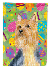 Load image into Gallery viewer, Silky Terrier Easter Eggtravaganza Flag Canvas House Size
