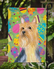 Load image into Gallery viewer, Silky Terrier Easter Eggtravaganza Garden Flag - Outdoor Decorative Yard Flag