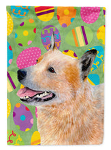 Load image into Gallery viewer, Australian Cattle Dog Easter Eggtravaganza Flag Canvas House Size