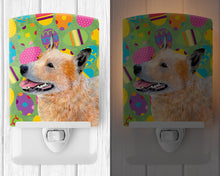 Load image into Gallery viewer, Australian Cattle Dog Easter Eggtravaganza Ceramic Night Light LH9407CNL