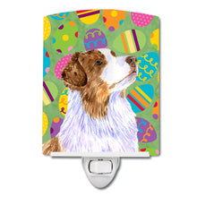 Load image into Gallery viewer, Australian Shepherd Easter Eggtravaganza Ceramic Night Light LH9408CNL