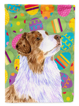 Load image into Gallery viewer, Australian Shepherd Easter Eggtravaganza Garden Flag - Outdoor Decorative Yard Flag