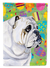 Load image into Gallery viewer, Bulldog English Easter Eggtravaganza Garden Flag - Outdoor Decorative Yard Flag