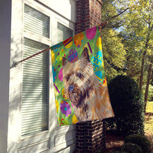 Load image into Gallery viewer, Cairn Terrier Easter Eggtravaganza Flag Canvas House Size