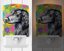 Load image into Gallery viewer, Flat Coated Retriever Easter Eggtravaganza Ceramic Night Light LH9411CNL