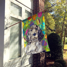 Load image into Gallery viewer, English Setter Easter Eggtravaganza Flag Canvas House Size
