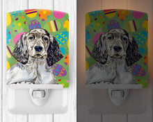Load image into Gallery viewer, English Setter Easter Eggtravaganza Ceramic Night Light LH9412CNL