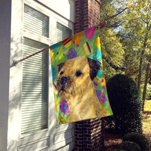 Load image into Gallery viewer, Border Terrier Easter Eggtravaganza Flag Canvas House Size