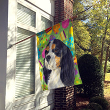 Load image into Gallery viewer, Cavalier Spaniel Easter Eggtravaganza Flag Canvas House Size