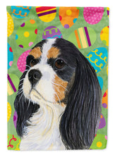 Load image into Gallery viewer, Cavalier Spaniel Easter Eggtravaganza Flag Canvas House Size