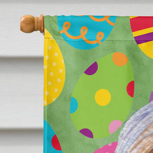 Load image into Gallery viewer, Bearded Collie Easter Eggtravaganza Flag Canvas House Size