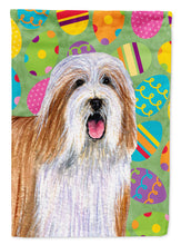 Load image into Gallery viewer, Bearded Collie Easter Eggtravaganza Garden Flag - Outdoor Decorative Yard Flag