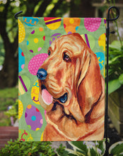 Load image into Gallery viewer, Bloodhound Easter Eggtravaganza Garden Flag - Outdoor Decorative Yard Flag