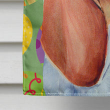 Load image into Gallery viewer, Basset Hound Easter Eggtravaganza Flag Canvas House Size