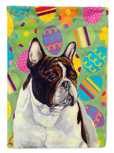 Load image into Gallery viewer, French Bulldog Easter Eggtravaganza Flag Canvas House Size