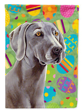 Load image into Gallery viewer, Weimaraner Easter Eggtravaganza Flag Canvas House Size