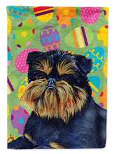 Load image into Gallery viewer, Brussels Griffon Easter Eggtravaganza Garden Flag - Outdoor Decorative Yard Flag