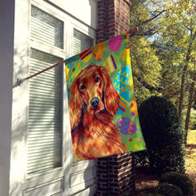Load image into Gallery viewer, Irish Setter Easter Eggtravaganza Flag Canvas House Size