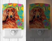 Load image into Gallery viewer, Irish Setter Easter Eggtravaganza Ceramic Night Light LH9434CNL